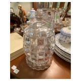 Antique Glass Tobacco Jar
