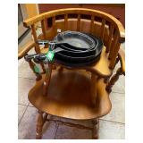 Caption Chair, Childs Caption Chair, Selection of Iron Skillets 29 IMG_2932