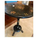 Ethan Allan Stenciled small round table
