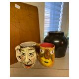 Antique Crockery and Handmade Coffee Mugs