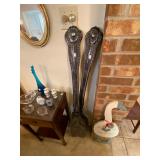Metal Spoon and Fork 4 feet tall