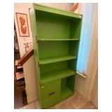 Mid-Century Green Champagne Bookcase