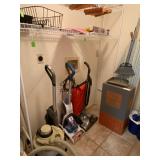 Vacuums by Hoover and Kirby, also 1 wet dry vac
