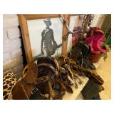 John Wayne Posters and Large collection of Western Riding Spurs