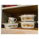 Fabric covered overstuffed green corduroy couch, love seat and MORE