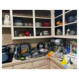 Kitchen packed with everything from cookware, Litchi Mixer, Food Saver, and MORE
