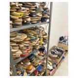 OVER 700 pairs of Ladies SHOES, size 7.5 Sandals, Dressy, Casual, Flip flops, houseshoes, open and c