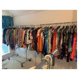 11 Rolling Racks of Ladies CLOTHES, from lingerie to heavy coats and everything in between by Liz+