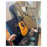 Goya Guitar, Clarinet, Coronet,  Mic