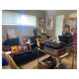 Music Room full of electronics, instruments, and MORE