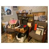 UPI framed photos, Vintage Side Chairs