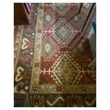 Area Rug, reds and browns