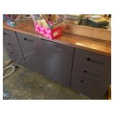Desk with storage drawers