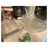 Glass Serving Pieces, Hamilton Beach Coffee Maker
