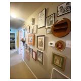 Hallway full of Artwork