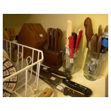 Knives including Henckels and others