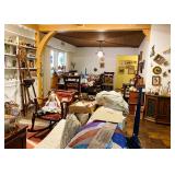 Living Room and Dining Room overflowing