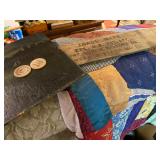 Antique artwork by Tinkler and Antique Board from a 19th Century Mill Company