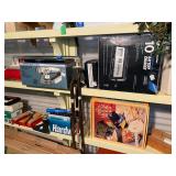 Auto Battery Charger, Sander, crow bars