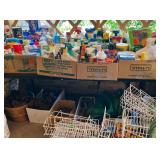 Chemicals, Cleaners, Plants and Potting items, Shelving