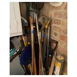 Large collection of yard tools