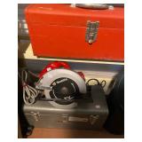 Table Saw, toolboxes