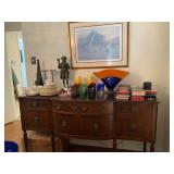 Antique Mahogany Dining Room matching Mahogany Buffet