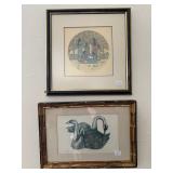 Artwork throughout the home from prints to paintings and more