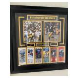 Pittsburgh Steelers framed memorabilia