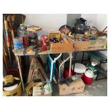 Garage Items overflowing