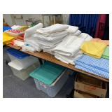 Large Assortment of Table Cloths