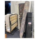 Portble Twin Bed, Area Rug