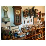 1 a Clocks from around the world, working to parts, Cuckoo, Tall case, Banjo, Quartz, Brass French Tambour, Kundy 400 day, Schatz 1000 day