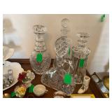 2 Crystal Decanters
