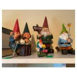 5 Vintage Gnomes