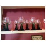 Black Tiaraware Goblets