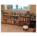 75 linear feet of books