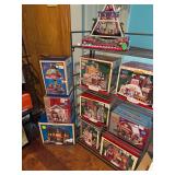 Bateau, the Viking by Lemax and various Christmas Villages by Lemax