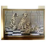 Huge dalmation painting