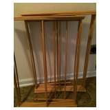 Wooden drying racks