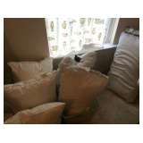 Several pairs of like-new king pillows