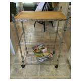 Stainless rolling cart 