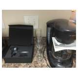 New coffee maker and rabbit wine opener