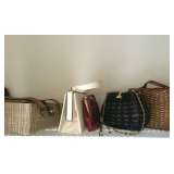 Vintage and leather handbags