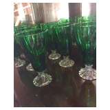 Green glasses