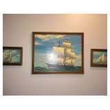 Mod sailboat art set