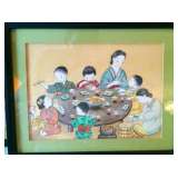 These vintage Asian prints are sweet and unusual