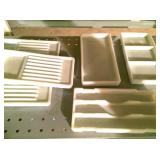 dental trays, glass