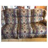 Recliner sofa, three-seater