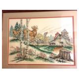vintage cross-stich art